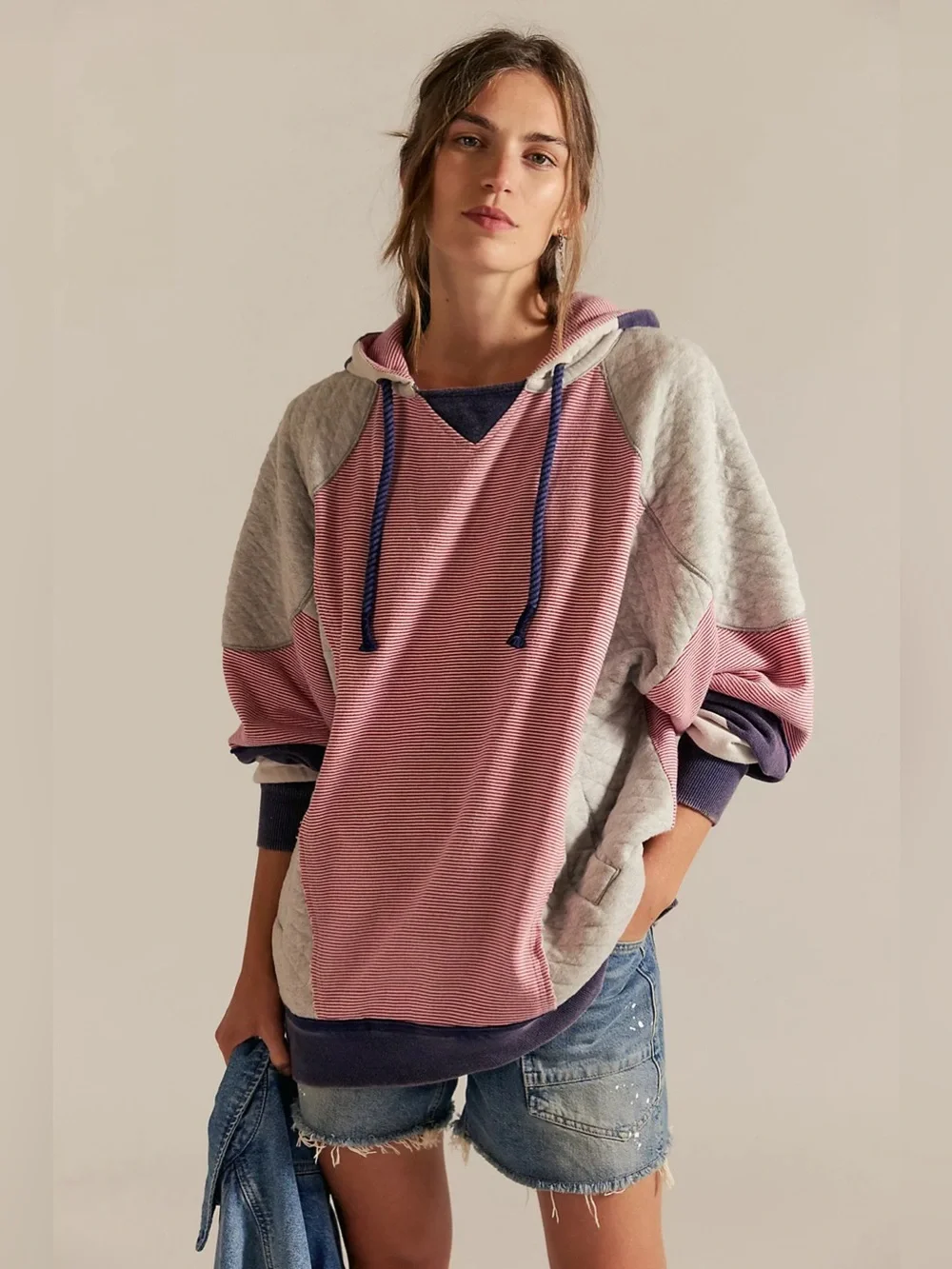 Free people Lone Heritage Pullover hoodie